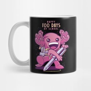 100 Days Of School Axolotl Mug